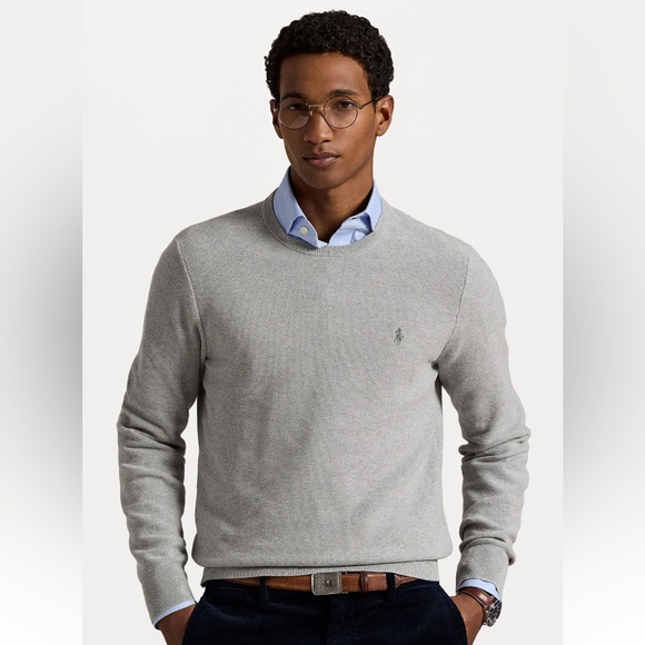 Ralph Lauren Other - Polo Ralph Lauren Mesh-Knit Crewneck Sweater | Andover Heather | Medium | NWT